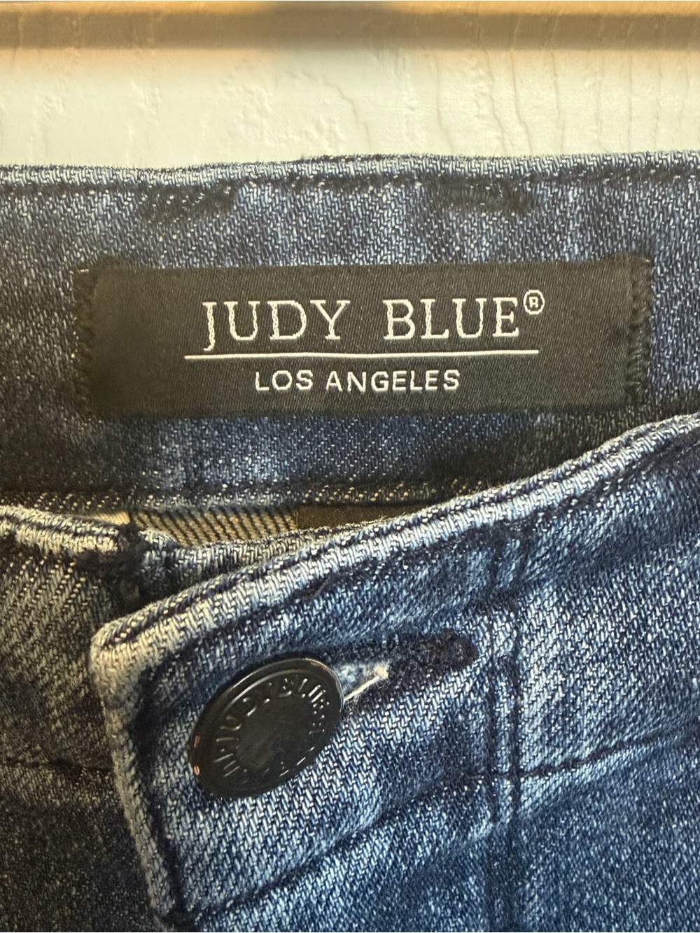 Judy Blue Trouser Bootcut Jeans 11/30 High Rise Stretch Dark Wash Denim - Picture 4 of 13